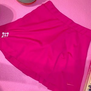 NIKE//MAC HOT PINK RUFFLE SKIRT